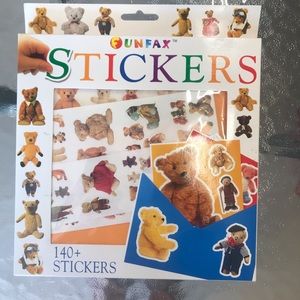 Teddy Bear Sticker Pack New (scrapbook or journal)